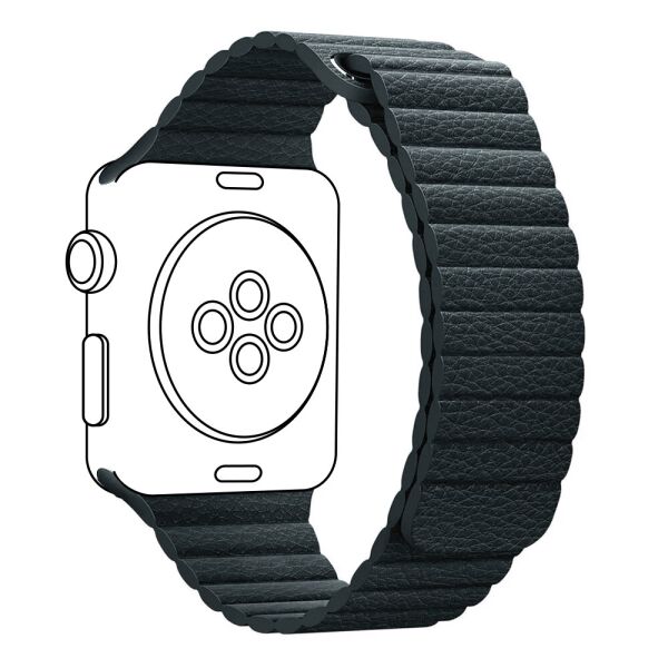 

Ремешок для спортивных часов Armorstandart Leather Loop для Apple Watch 42mm/44mm Midnight Blue (ARM57840)