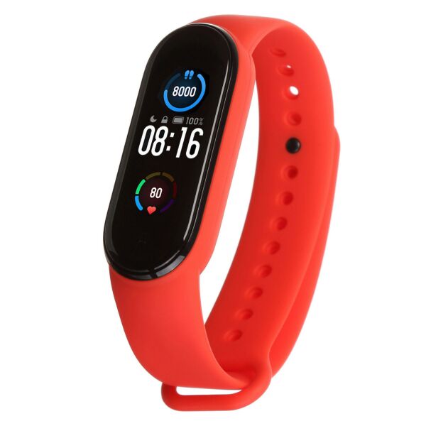 

Ремешок для спортивного браслета Xiaomi ремешок Mi Band 6/5 (Red)