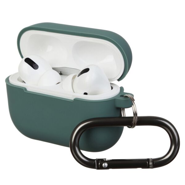 

Чехол Airpods Pro Ultrathin Silicon case with hook Pine Needle Green (in box)