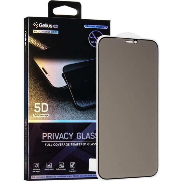 

Защитное стекло Gelius Pro 5D Privasy Glass для Apple iPhone 12/12 Pro Black (2099900822452)