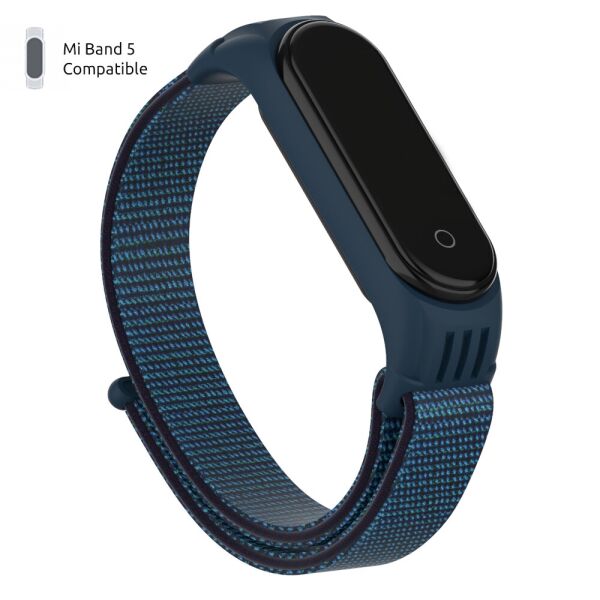 

Ремешок для спортивного браслета Ремешок нейлоновый ArmorStandart для Xiaomi Mi Band 6/5 Dark Blue