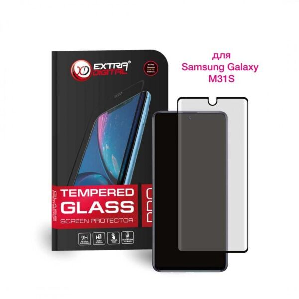 

Защитное стекло Extradigital для Samsung Galaxy M31s SM-M317 Black, 0.5мм, 2.5D (EGL4781)