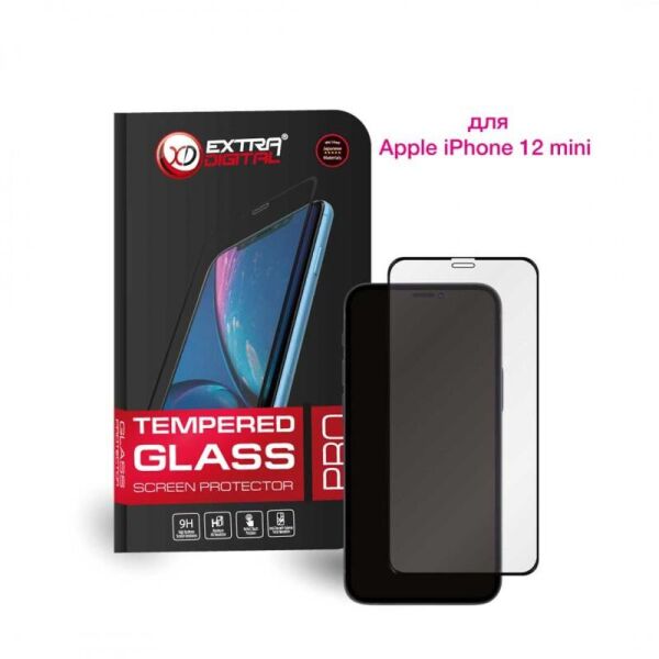 

Защитное стекло Extradigital для Apple iPhone 12 mini, 0.5мм, 3D (EGL4783)