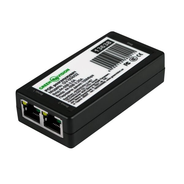 

Разветвитель GreenVision POE 1/2 GV-004/02 (LP13638)