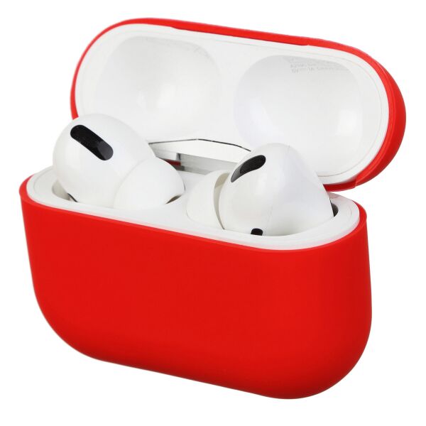 

Чехол Airpods Pro Ultrathin Silicon case Red (in box)
