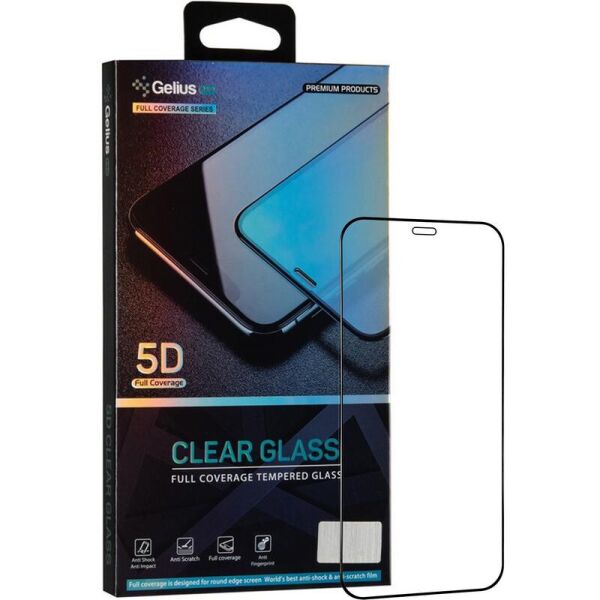 

Защитное стекло Gelius Pro 5D Clear Glass для Apple iPhone 12 Mini Black (2099900812637)
