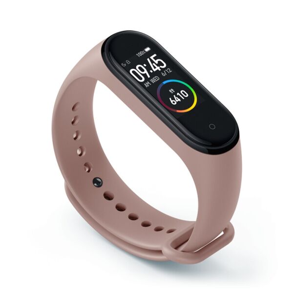 

Ремешок для спортивного браслета Xiaomi ремешок Mi Band 4/3 (Pale Pink)