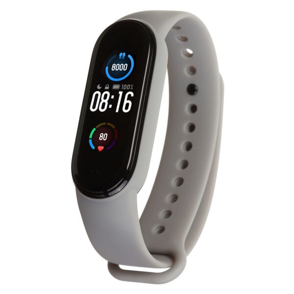 

Ремешок для спортивного браслета Xiaomi ремешок Mi Band 6/5 (Light Grey)