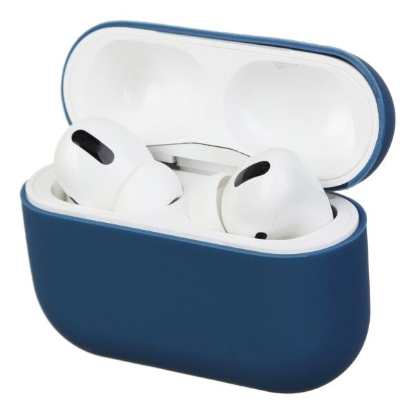 

Чехол Airpods Pro Ultrathin Silicon case Dark Blue (in box)