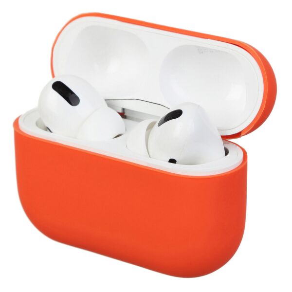 

Чехол Airpods Pro Ultrathin Silicon case Orange (in box)