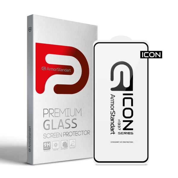 

Захисне скло Защитное стекло Armorstandart Icon для Xiaomi Redmi 10 Black (ARM59794)