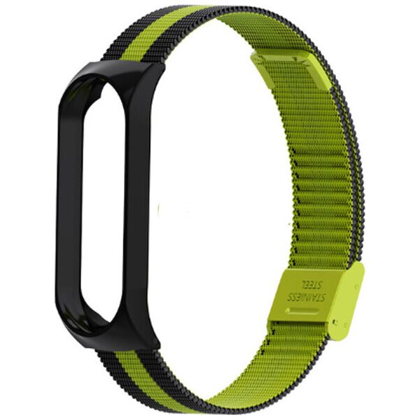 

Ремешок для спортивного браслета ArmorStandart Metal Milanese Band for Xiaomi Mi Band 3 Black/Green