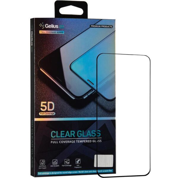 

Защитное стекло Gelius Pro 5D Full Cover Glass для Xiaomi Mi 11 Black (2099900836886)