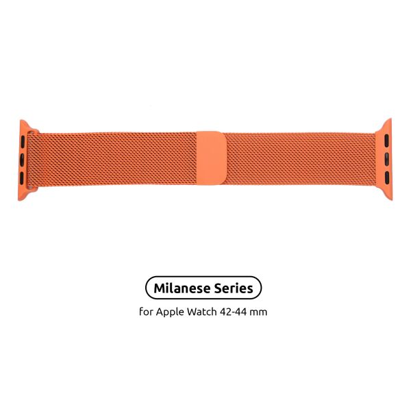 

Ремешок для спортивных часов Armorstandart Milanese Loop Band для Apple Watch All Series 42/44 mm Orange (ARM55249)