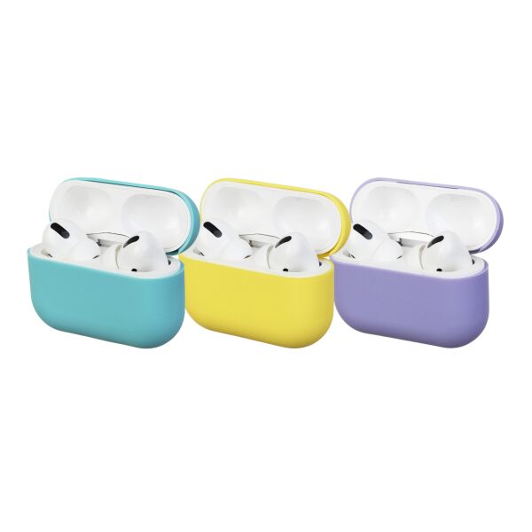 

Чехол Комплект чехлов Armorstandart для Airpods Pro Ultrathin Silicon 3 шт.(Golden, Lavender, Mint Green)