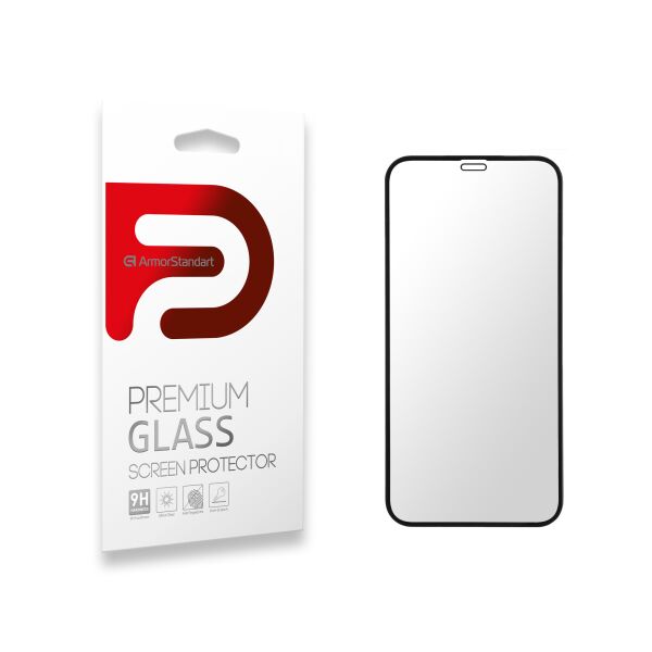 

Защитное стекло Armorstandart Full Glue для iPhone 12/12 Pro Black (ARM57548)