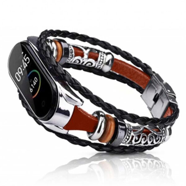 

Ремешок BeCover Jewellery для Xiaomi Mi Smart Band 5 Orange-Silver (705914)