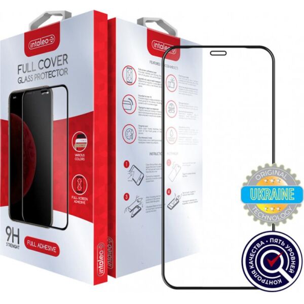 

Защитное стекло Intaleo для Apple iPhone 12 mini Full Glue Black (1283126506413)