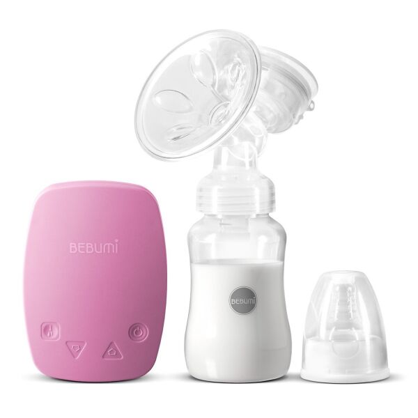 

Электрический молокоотсос Bebumi BS Eco (C pink) с силиконовой соской
