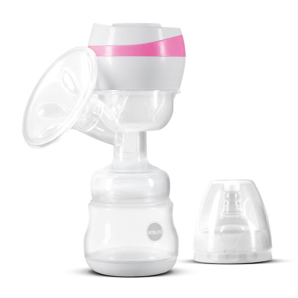 

Электрический двухфазный молокоотсос Bebumi BS1 (pink) с силиконовой соской