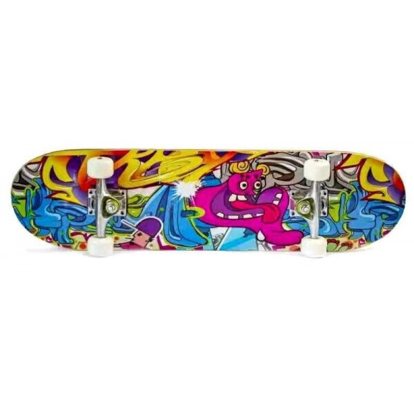 

Скейтборд Профессиональный скейт Skateboard Graffity из клена для трюков до 85 кг