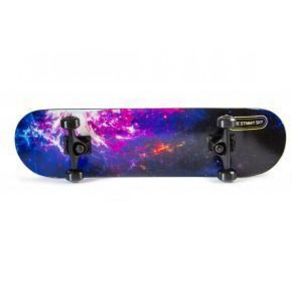 

Деревянный скейт Круизер трюковый Scale Sports Starry Sky для подростков до 90 кг