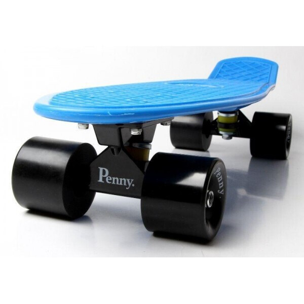 

Скейтборд пенни Пенни борд 22 дюйма Penny Board Скейт 55х15 см пластиковый до 80 кг Матовые колеса Синий