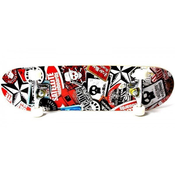 

Скейтборд Профессиональный скейт Skateboard Satellite из клена для трюков до 80 кг