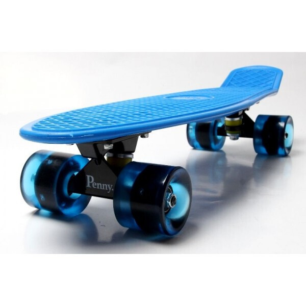 

Скейт Пенни борд Penny Board Fast Светящиеся колеса Антискользящее покрытие 57х15 см до 80 кг