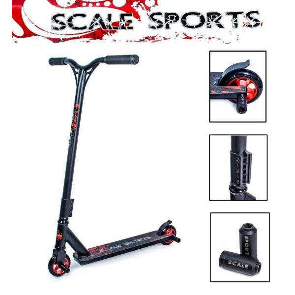 

Трюковой самокат Scale Sports Storm до 120 кг Профи от 7 лет Original Черный