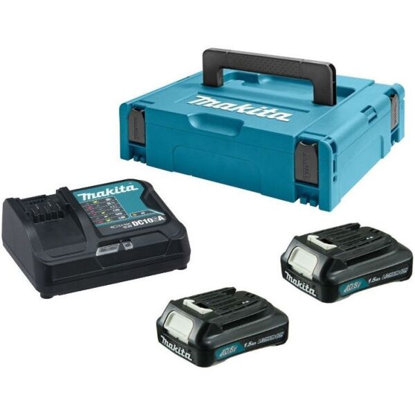 

Набор аккумуляторов Makita CXT (BL1015x2, DC10SA, Makpac 1)