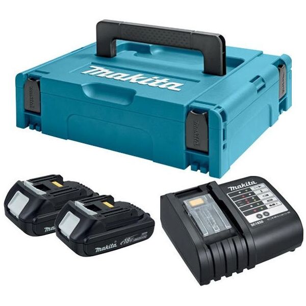 

Набор аккумуляторов Makita 197136-5 LXT (BL1815Nx2, DC18SD, Makpac1)