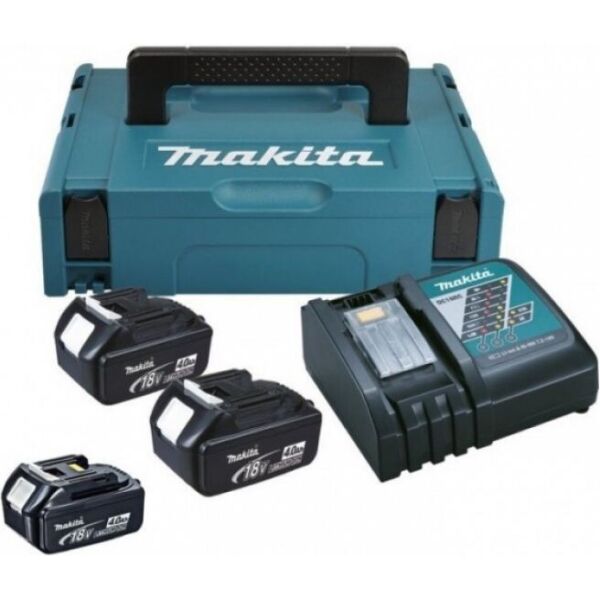 

Набор аккумуляторов Makita 197495-7 LXT (BL1840x3, DC18RC, Makpac1)