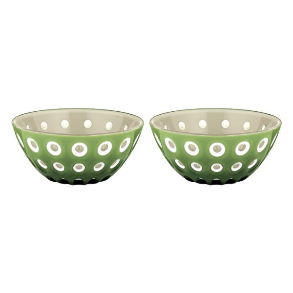 

Набор салатников 2 шт 12см. Guzzini sand/white/moss green (279412159)