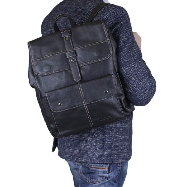 

Мужской рюкзак Luxury Leather Accessories из натуральной кожи 82415