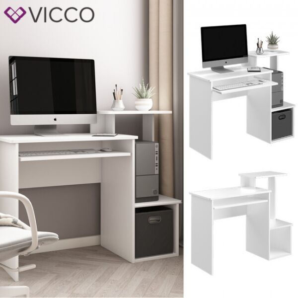 

Компьютерный стол Vicco Karl, белый
