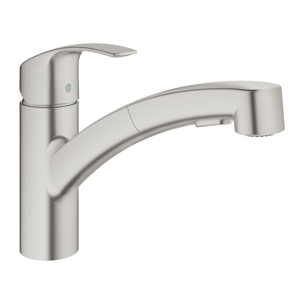 

Кухонный Смеситель Grohe Eurosmart Дамасская Сталь (30305DC0)