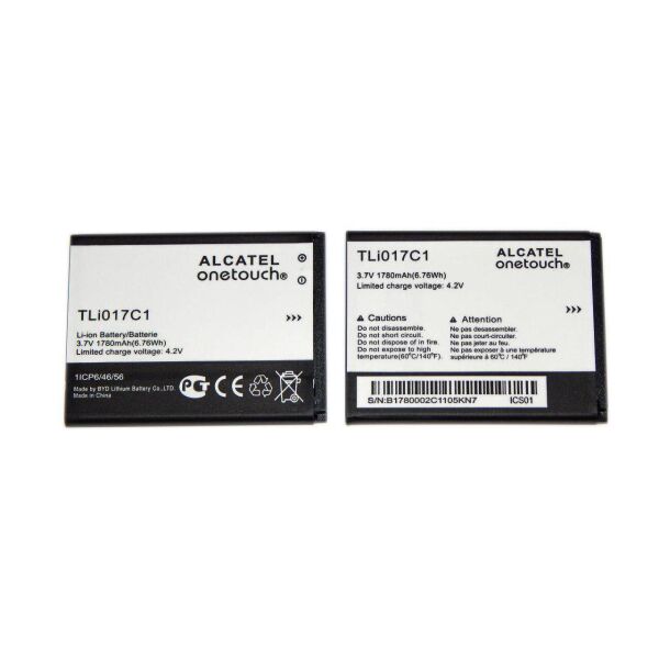 

Аккумулятор Alcatel TLi017C1 one touch OT-5027B, Dawn OT-4060O, Streak OT-4060A ideal