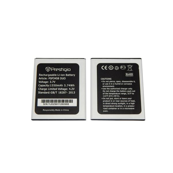 

Аккумулятор Prestigio psp3458, 3459, 3468 Wize O3, OX3, OK3