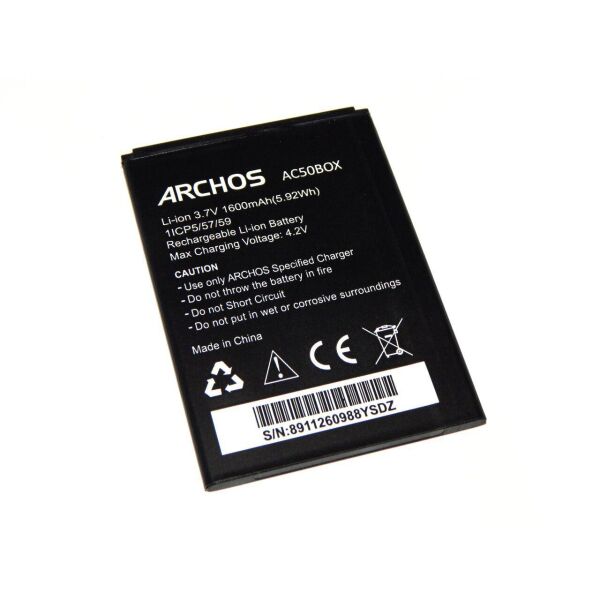 

Аккумулятор Archos AC50BOX 50b, G-Smart Arty A3 Oxygen
