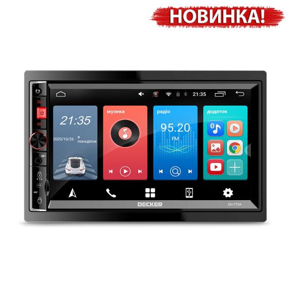 

Автомагнітоли 2DIN DECKER DV-770A
