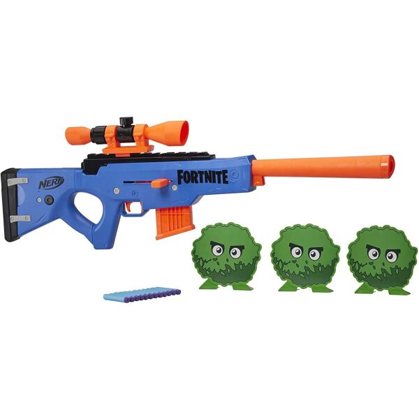 

Бластер Nerf Fortnite BASR-R c 3 мишенями, эко - упаковка (E8884)