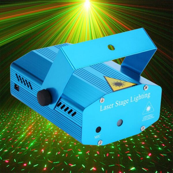 

Лазерный проектор 4 дизайна проекции Party Lights SF-A1 DL55 Mini Laser stage lighting мощный лазерный проектор лазер для шоу