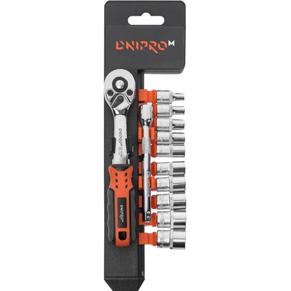

Набор торцевых головок Dnipro-M Ultra 1/4" 12 шт (80001000)