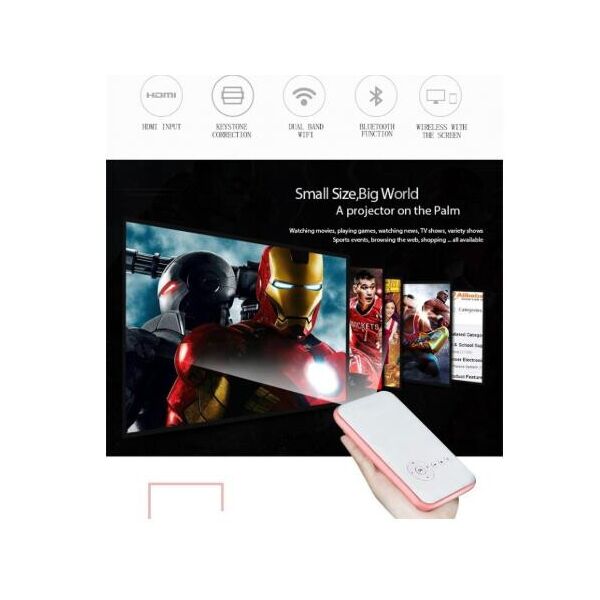 

Мини портативный WIFI проектор M6S SMART на ANDROID