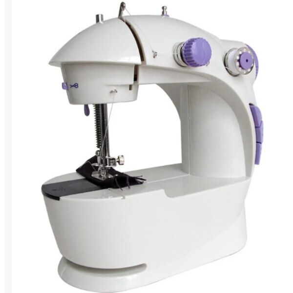 

Мини швейная машинка Sewing Machine FHSM - 201 4 в 1 с подсветкой и адаптером