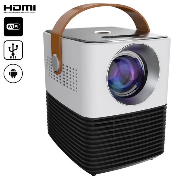 

Портативный мини проектор Unic L7 Mini Projector светодиодный домашний HD видеопроектор с ОС Android и модулем WiFi