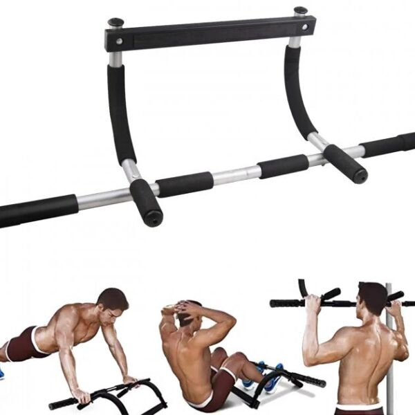 

Усиленный Турник брусья Iron Gym спортивный тренажер многофункциональный для дома в дверной проём