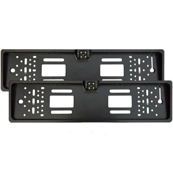 

Камера заднего вида в авто номерной рамке с 4 LED подсветкой Black