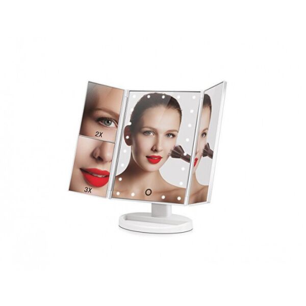 

Зеркало для макияжа квадратное настольное 22 LED Large Led Mirror Белый